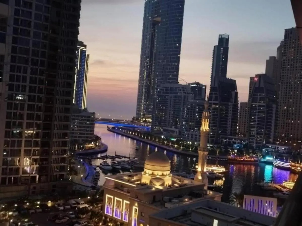 Dubai Marina Escan Tower Super Luxury 1Bed Room In Great Location