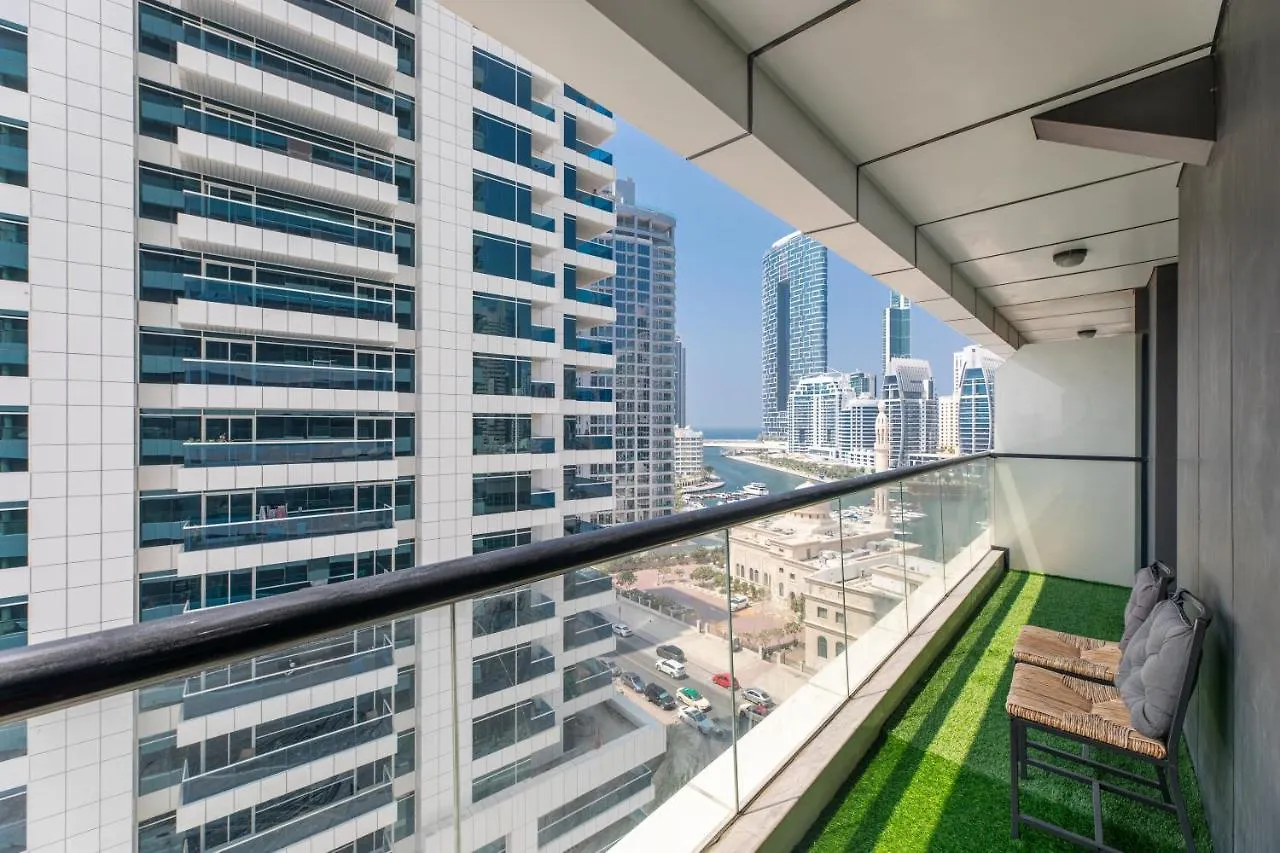 Dubai Marina Escan Tower Super Luxury 1Bed Room In Great Location Apartment